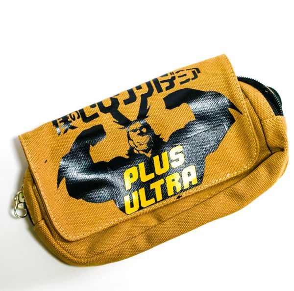 筆箱 ヒロアカ ポーチ 大きめ オールマイト 筆箱 ペンケース 僕のヒーローアカデミア 八木俊典 オールフォーワン ヒロアカ チャック 布拍卖