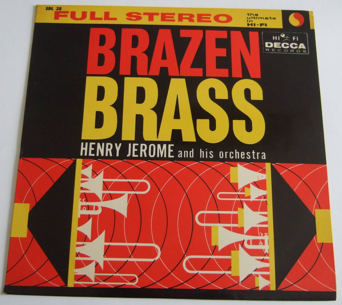 ヘンリー・ジェローム楽団 ブレイズン・ブラス SDL-38 HENRY JEROME and his orchestra BRAZEN BRASS拍卖