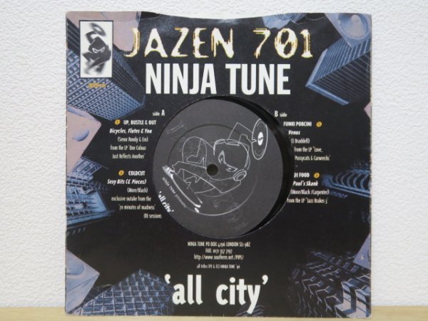 7★V.A. (UP, BUSTLE & OUT,COLDCUT, FUNKI PORCINI,DJ FOOD) / NINJALOGICAL ALL CITY(NINJA TUNE/TRIP HOP/96年)拍卖
