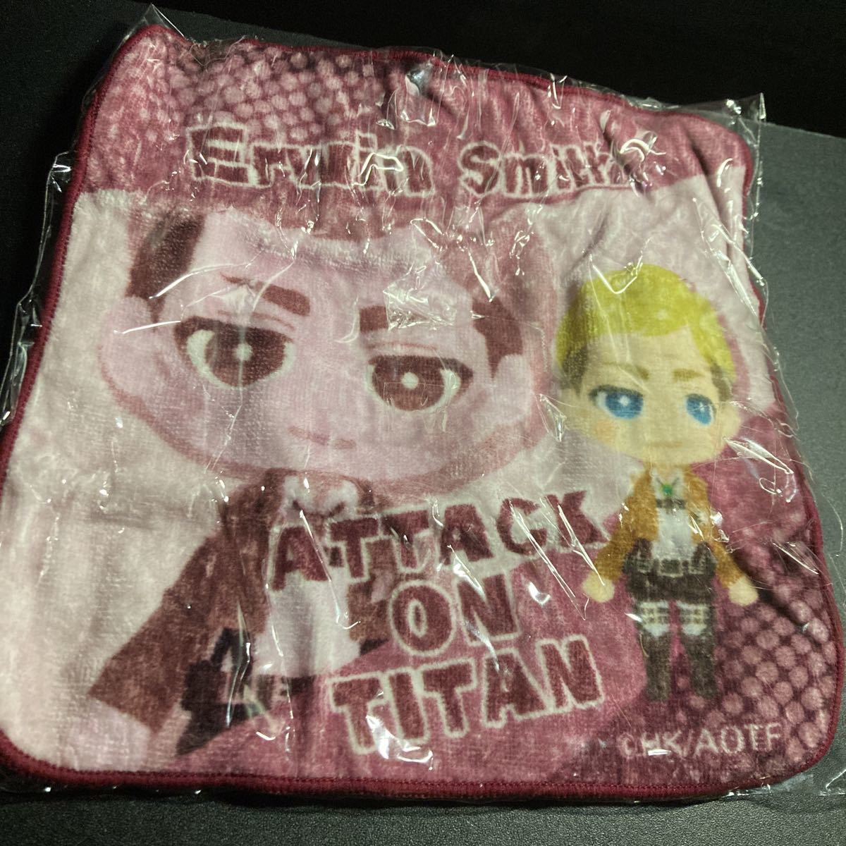 進撃の巨人 エルヴィン・スミス ハンカチ ミニハンドタオル グッズ タオル拍卖