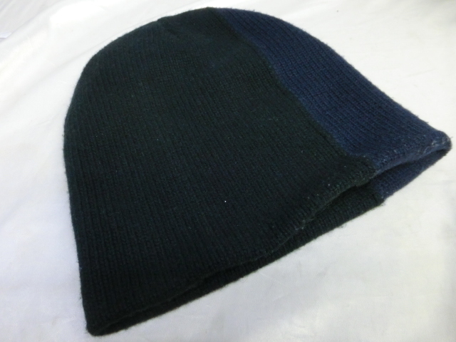 ALEXANDER WANG アレクサンダーウォン ビーニーキャップ サイズ01S ブラック×ネイビー 黒×ネイビー 帽子拍卖