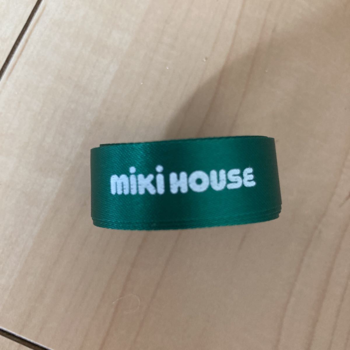 未使用 ミキハウス ロゴ入り梱包紐 約160cm プレゼント拍卖