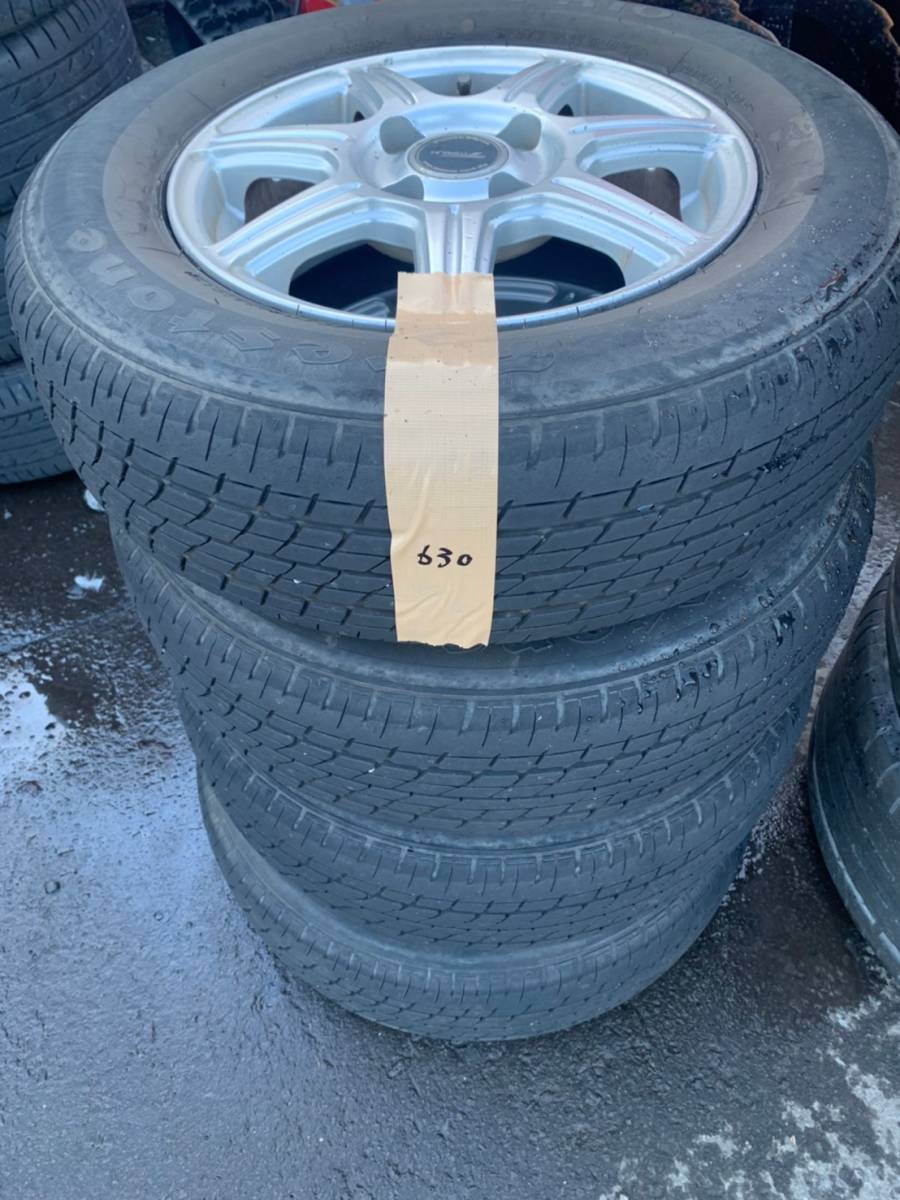 Y630 175/70R13 FIRESTONE 2015年 PCD100 4H 4.5J 4本セット拍卖