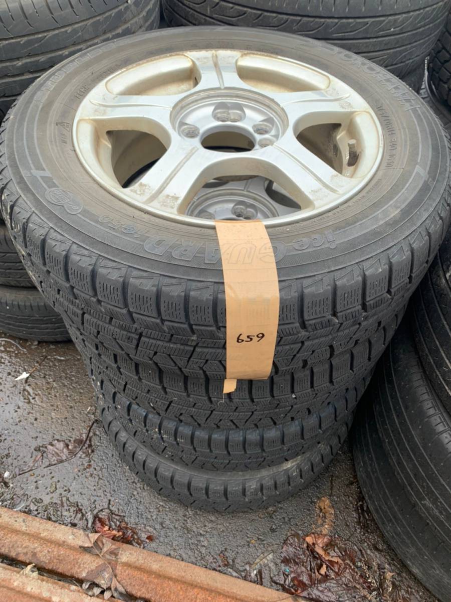 Y659 175/70R14 YOKOHAMA ヨコハマ 2013年 PCD100 4H/5H 5.5J 4本セット拍卖