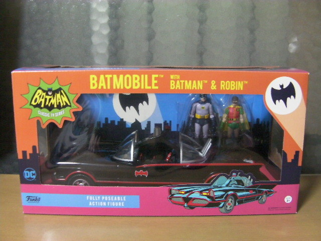 新品 未開封 正規品 バットマン ロビン バットモービル 乗り物 車 アクションフィギュア拍卖