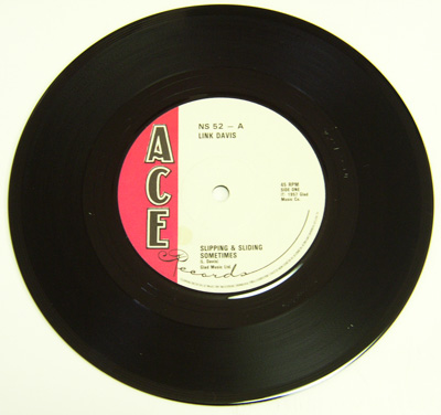 45rpm/ SLIPPING & SLIDING SOMETIMES - LINK DAVIS -ALLONS A LAFAYETTE/ 50's,ロカビリー,カントリー,ACE RECORDS,ヒルビリー,1957,CAJUN拍卖