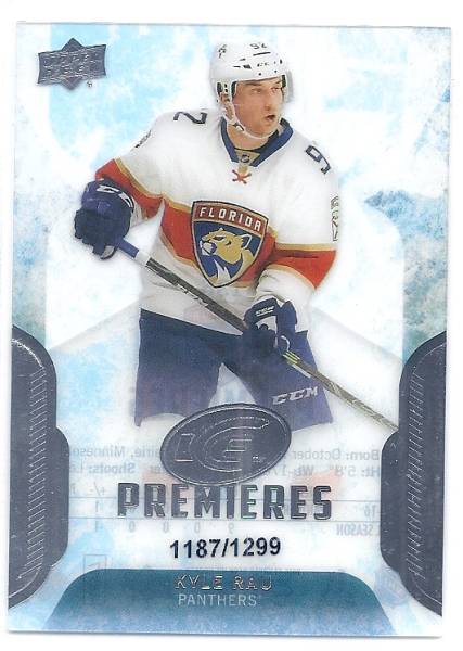 16-17 UD ICE Hockey Kyle Rau Ice Premiers RC /1299拍卖
