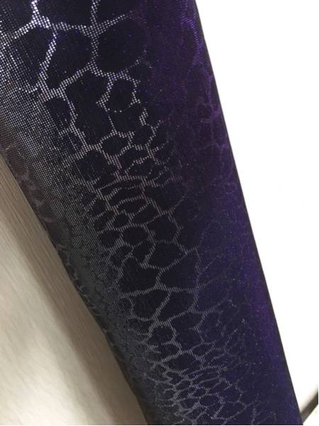 #2034 新品 在庫処分 イギリス製 ヒョウ柄グリッター生地 1m×140cm バッグ 素材 ハンドメイド キラキラ ホログラム 動物 アニマル ■拍卖