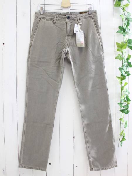 新品*nano universe ナノユニバース*ヒップアップクールパンタローニパンツ L グレー拍卖