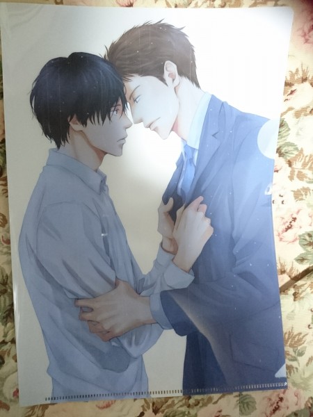 非売品★BL日高ショーコ「知らない顔」コミコミB5クリアファイル拍卖