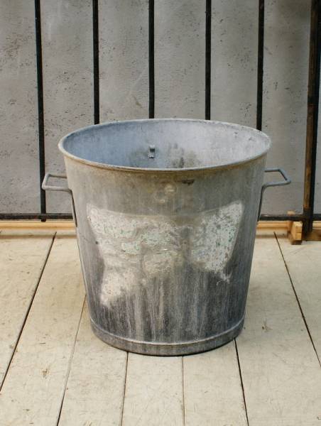 フレンチ アンティーク ブリキ ウォッシングタブ ガーデニング ディスプレイ 6037拍卖