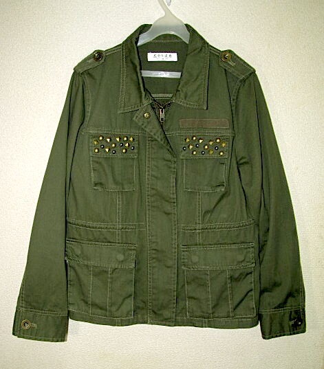 COLZA アーミー ミリタリー ジャケット レディース M拍卖
