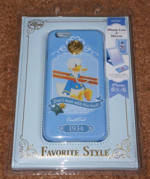 ☆新品★iJacket iPhone6s/6 ケース&ミラー アンティークコレクション ドナルドダック拍卖