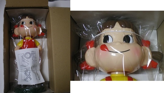 不二家 ペコちゃん 首振り人形 展示未使用品 拍卖
