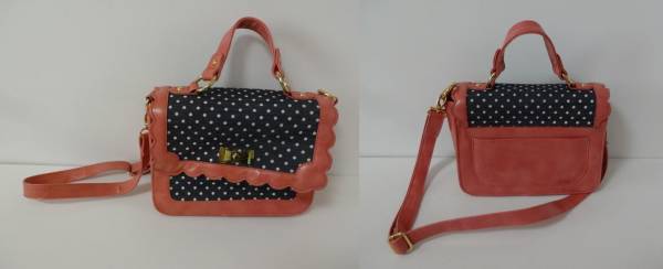 PinkyGirls ピンキーガールズ バック ショルダーバッグ ピンク ドット柄 可愛い sskayk n 0330★拍卖