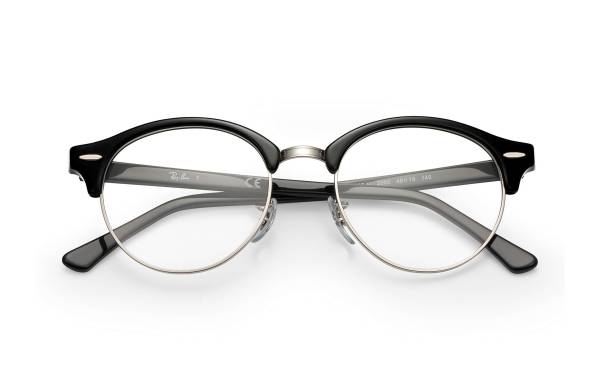 RayBan レイバン CLUBROUND 眼鏡フレームRB4246V-2000-49 丸眼鏡拍卖