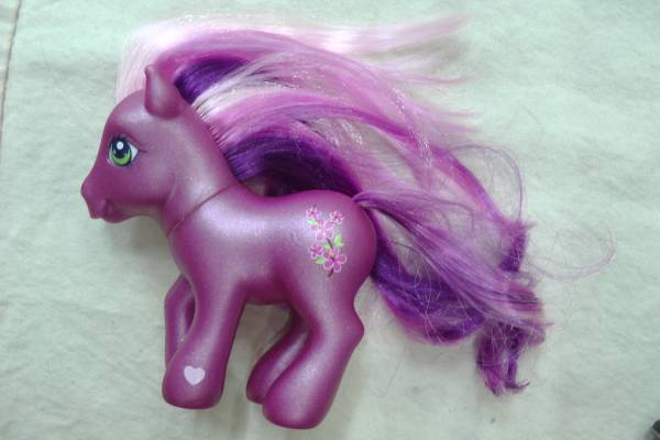 G3マイリトルポニー My little pony 紫に桜拍卖