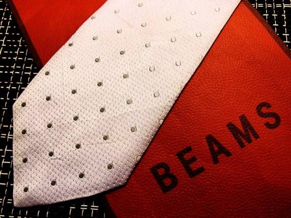 ・ω・ ★SALE/0895★【BEAMS】ビームス【水玉】ネクタイ♪拍卖