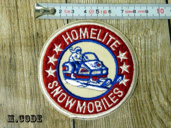 【y3045】送料110円~◆アメリカ企業ワッペン・スノーモービル◆ビンテージ古着USAリメイクWORKDIYUSA アドバタイジング雑貨拍卖