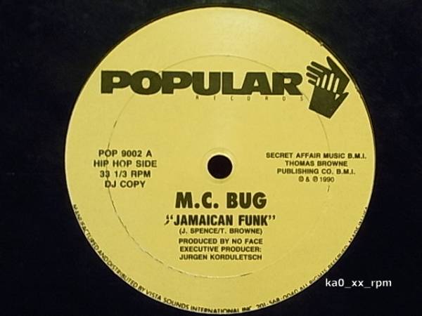 ★☆M.C. Bug「Jamaican Funk」☆★5点で送料無料!!!拍卖