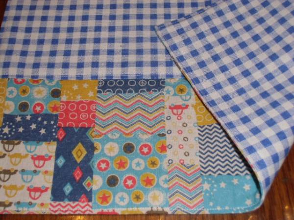 No.212 裏付ランチョンマット ハンドメイド 35x45 車柄 男の子拍卖