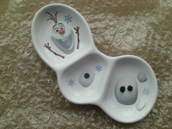 ★ディズニーリゾート オラフ スーベニアプレート 小皿 アナと雪の女王★拍卖
