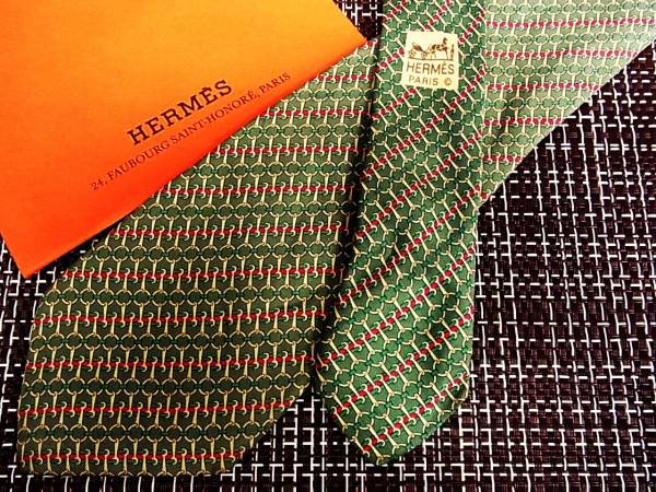 ・ω・ ★SALE/1325★エルメス【HERMES】ネクタイ♪拍卖