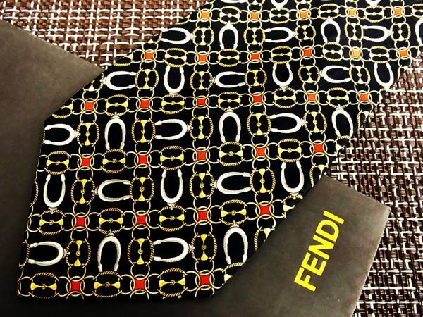 ・ω・ ★SALE/1172★FENDIフェンディのネクタイ♪拍卖