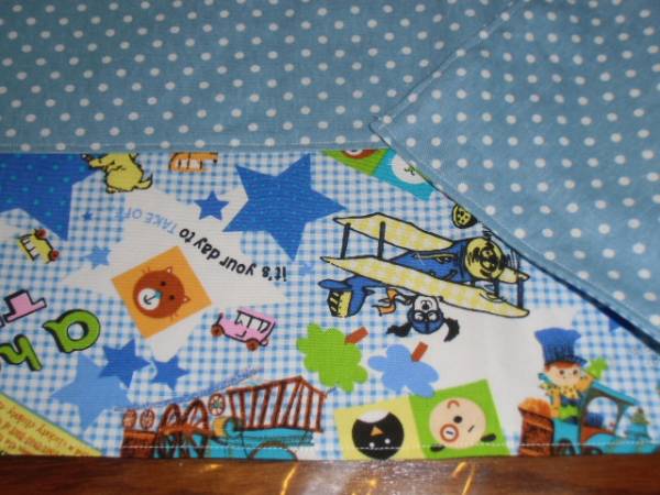 No.14 大判裏付ランチョンマット ハンドメイド 40x60 男の子拍卖