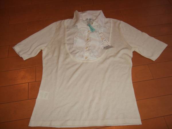 新品タグ即決★自由区 重ね着風デザインニットトップス★サイズ38拍卖