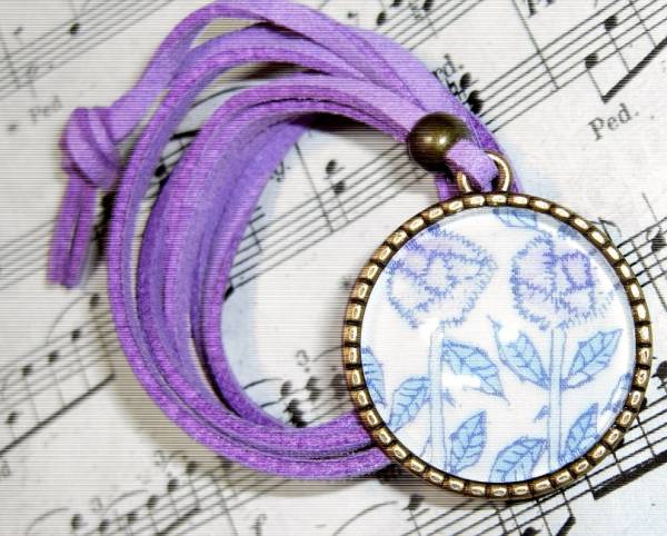 *リバティ Sleeping Rose スリーピングローズ ネックレス チョーカー 7*皆川明さんデザイン柄拍卖