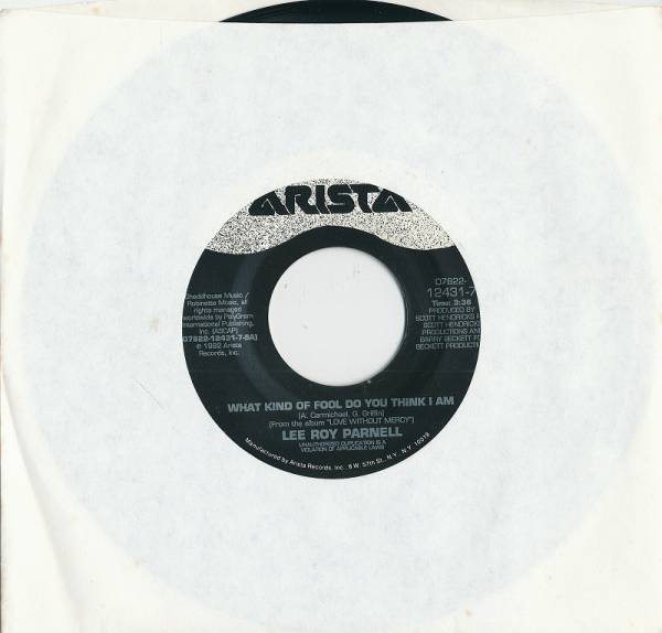 LEE ROY PARNELL/WHAT KIND OF FOOL DO YOU THINK I AM/US盤/中古7インチ!!1346拍卖