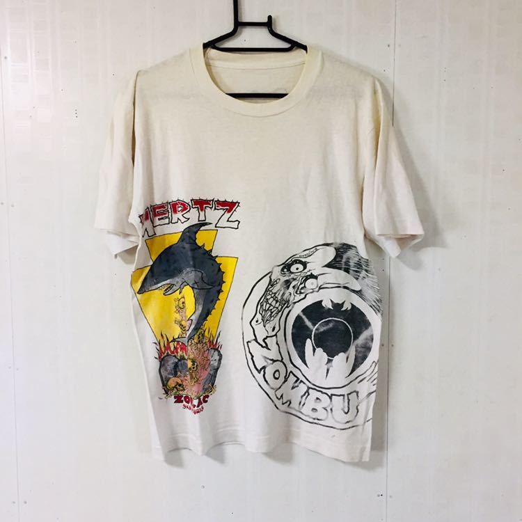 1 ゾーラック マルチ プリント tシャツ zorlac lsd santa cruz pus head thrasher powell butt stain スラッシャー パスヘッド拍卖