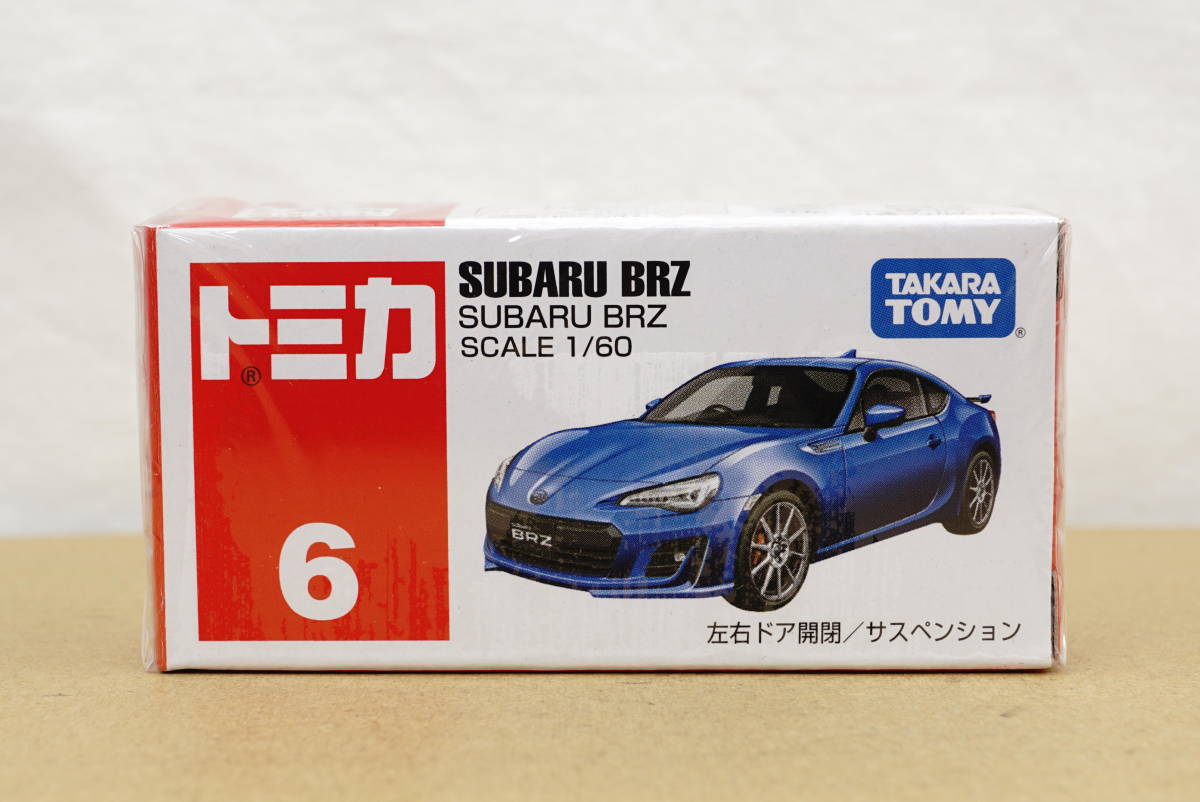 トミカ 6 SUBARU BRZ 新品 未開封品 希少品 廃盤品 ☆ tomica ☆ スバル ☆ TAKARA TOMY拍卖