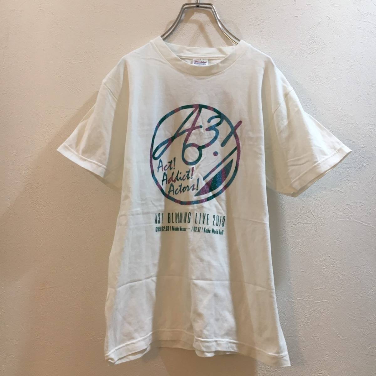 ネコポス対応★a3 blooming live 2019 エースリー Sサイズ Tシャツ 半袖 レディース拍卖