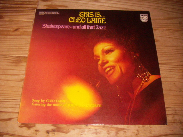 ●即決!LP:THIS IS...CLEO LAINE SHAKESPEARE AND ALL THAT JAZZ クレオ・レーン ジョン・ダンクワース:UK盤拍卖