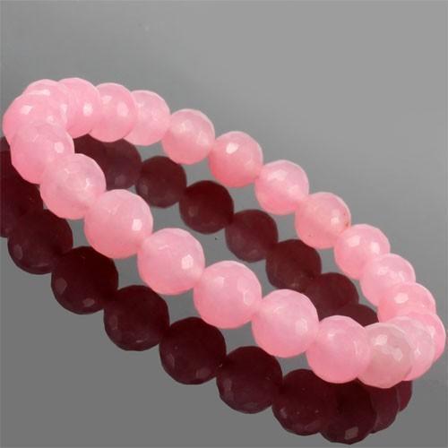 ピンクジェイドカット ブレスレット 6mm〔BC3-12-6m1p〕拍卖