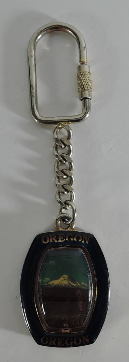 ☆02E メタルキーホルダー■OREGON アメリカ・オレゴン州 フッド山■拍卖