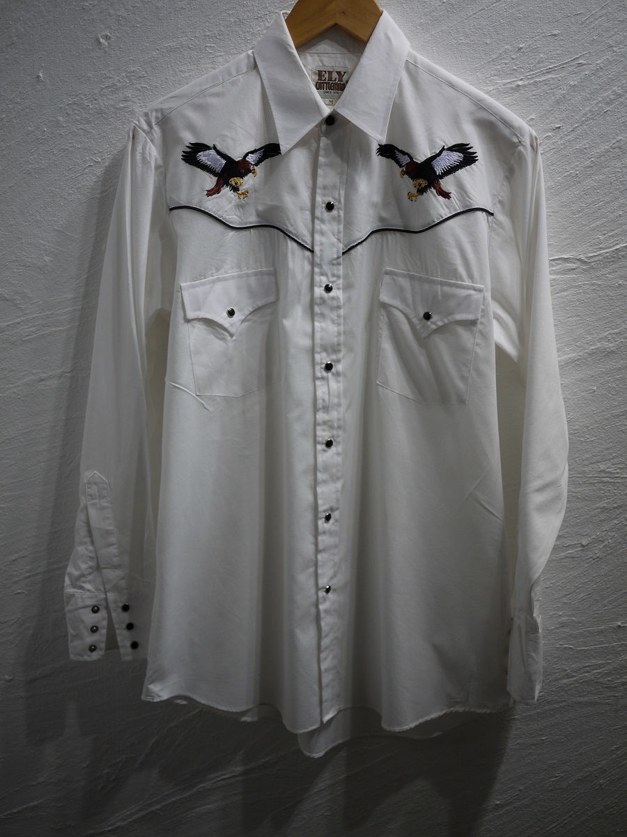 ELY CATTLEMAN エリーキャトルマン ウエスタンシャツ 刺繍 Western shirt 5524拍卖