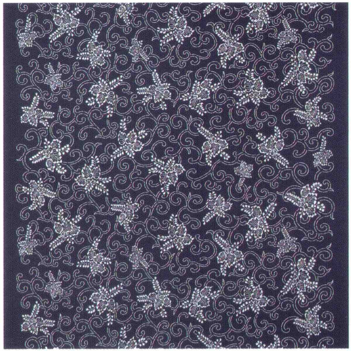 古典ふろしき「桐唐草」五巾 約175cm(座布団5枚包める大きさ) y036-053022拍卖