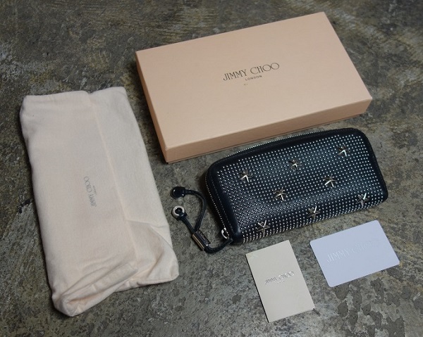 TK 箱付 JIMMY CHOO ジミーチュウ FILIPA フィリッパ 長財布 ロングウォレット拍卖