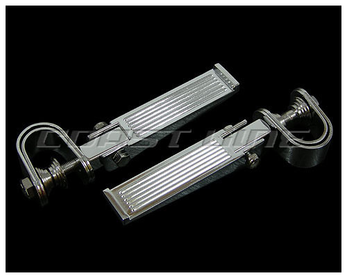 N001063フィンタイプフットペグセット/クランプ付/ハーレー汎用拍卖