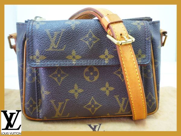LOUIS VUITTON ルイ・ヴィトン ショルダーバッグ モノグラム ヴィバシテPM M51165 保存袋 Viva Cite V11004 レディース 人気 美品 必見拍卖