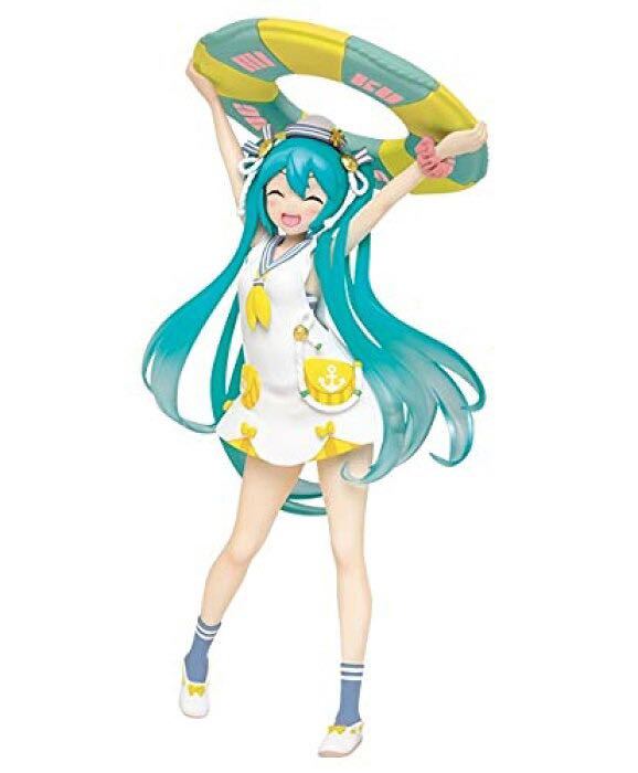 数量5 タイクレ限定【にっこり】初音ミク フィギュア オリジナル夏服ver.Renewal タイトーオンライン限定 さいとうなおき 新品・未開封拍卖
