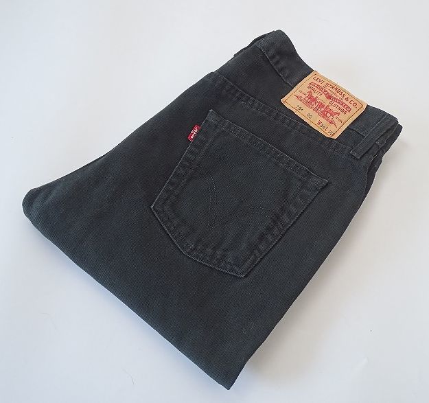 Levi's リーバイス 751 EUROPE ヨーロッパ ブラック デニムパンツ ジーンズ ユーロ メンズ 希少 (W34) 黒 ●S-400拍卖