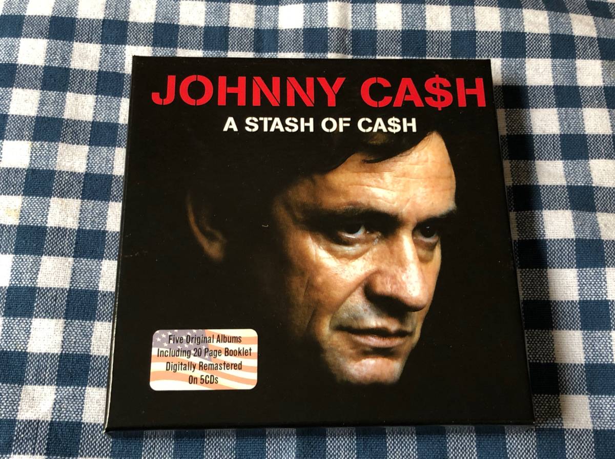 クリックポスト可 Johnny Cash/A Stash of Cash 中古CD 5枚組 ジョニー・キャッシュ拍卖