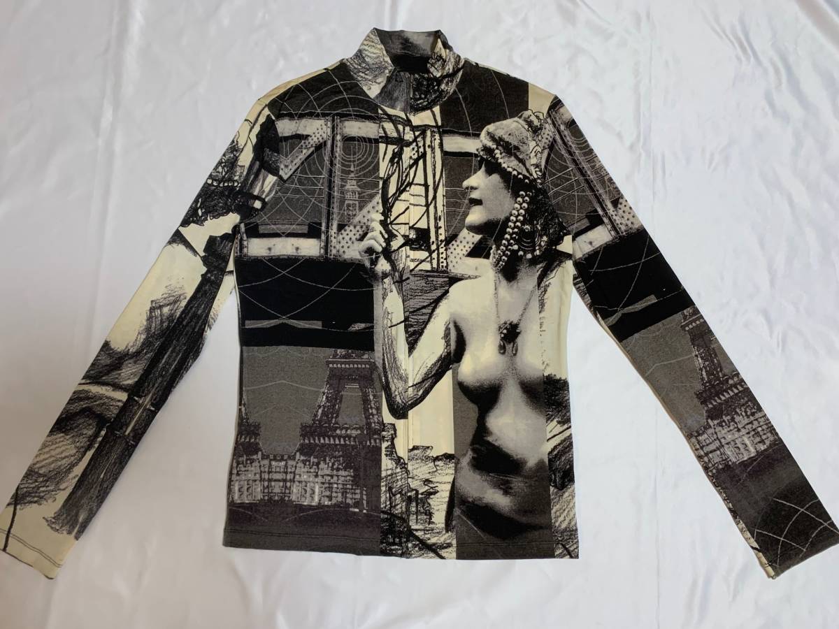 Jean Paul GAULTIER JPG ジャンポール ゴルチエ ゴルチェ zip シャツ archive tops アーカイブ paris 48拍卖