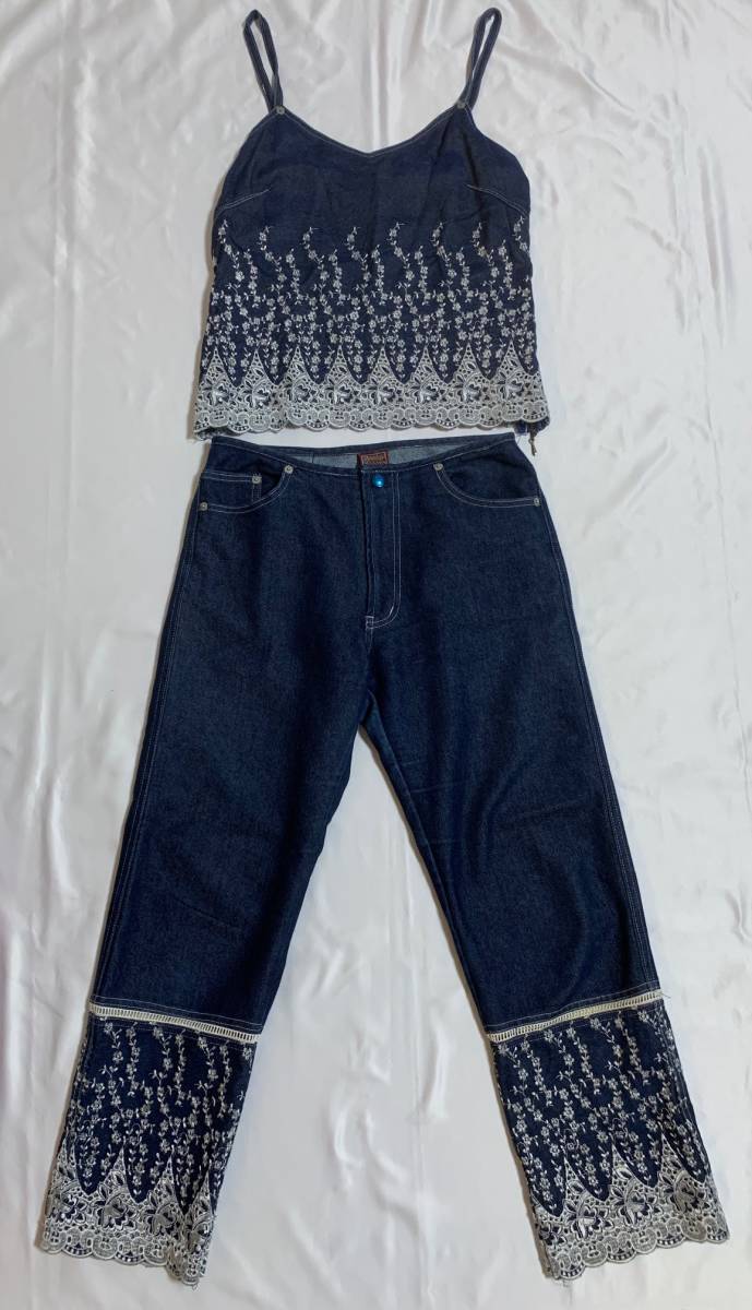 Jean Paul GAULTIER JEANS Jean Paul GAULTIER ジャンポール ゴルチエ ゴルチェ デニム ジーンズ セットアップ アーカイブ archive拍卖