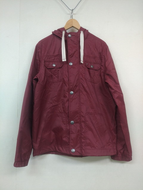 TOMMY HILFIGER ナイロンジャケット ダークレッド Sサイズ拍卖