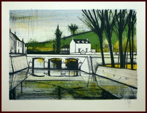 ☆☆☆リトグラフ ベファ 「製粉所」拍卖